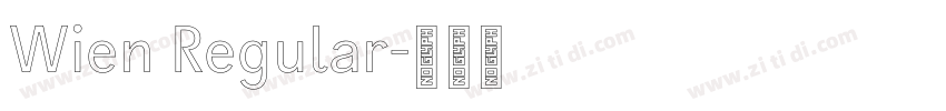 Wien Regular字体转换 Wien Regular字体转换
